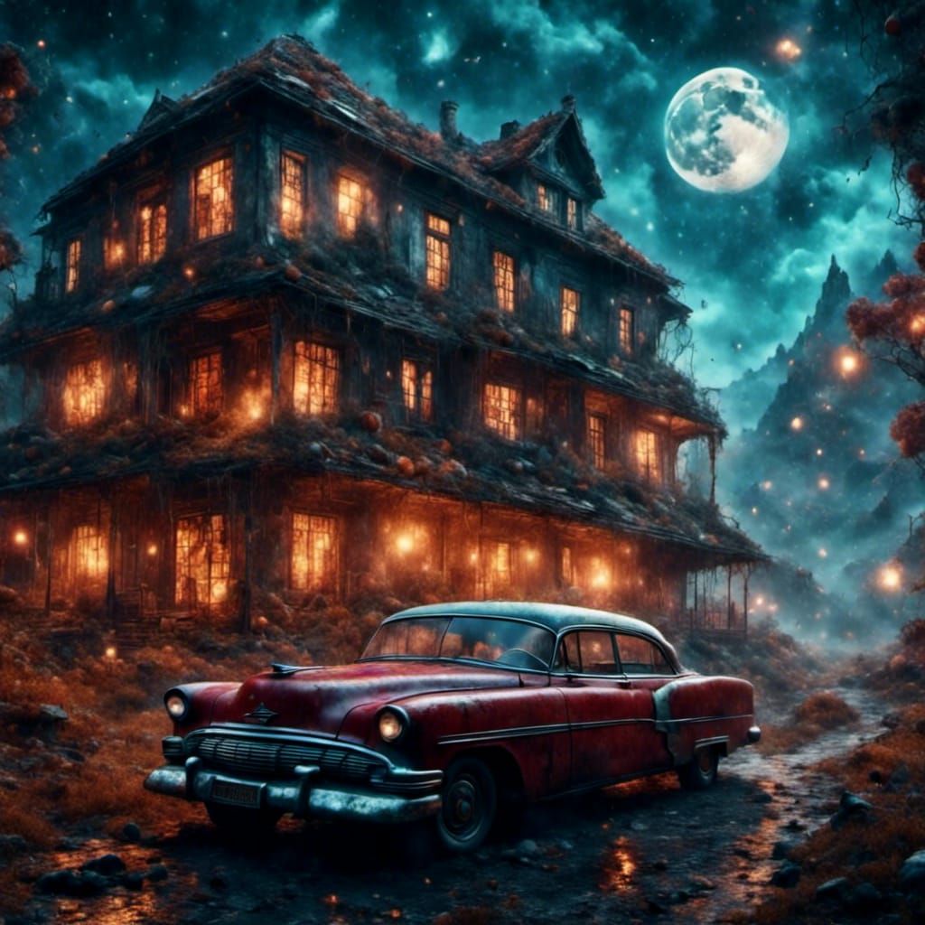 Retro Pin-Up in Post-Apocalyptic Future