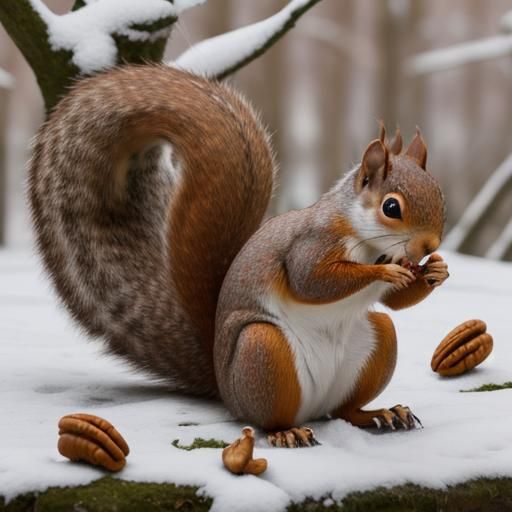Squirrels and Nuts: An AI Interpretation