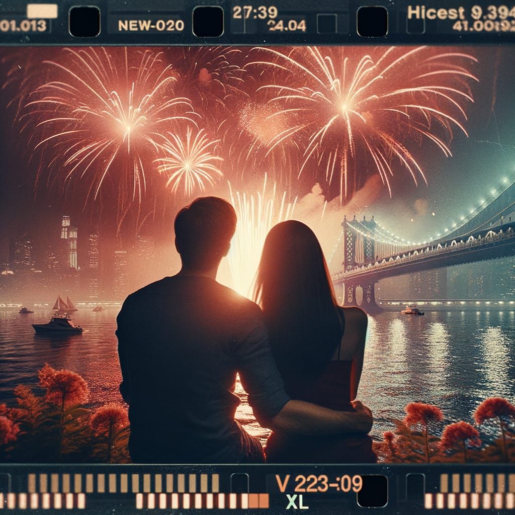 4th of July fireworks display