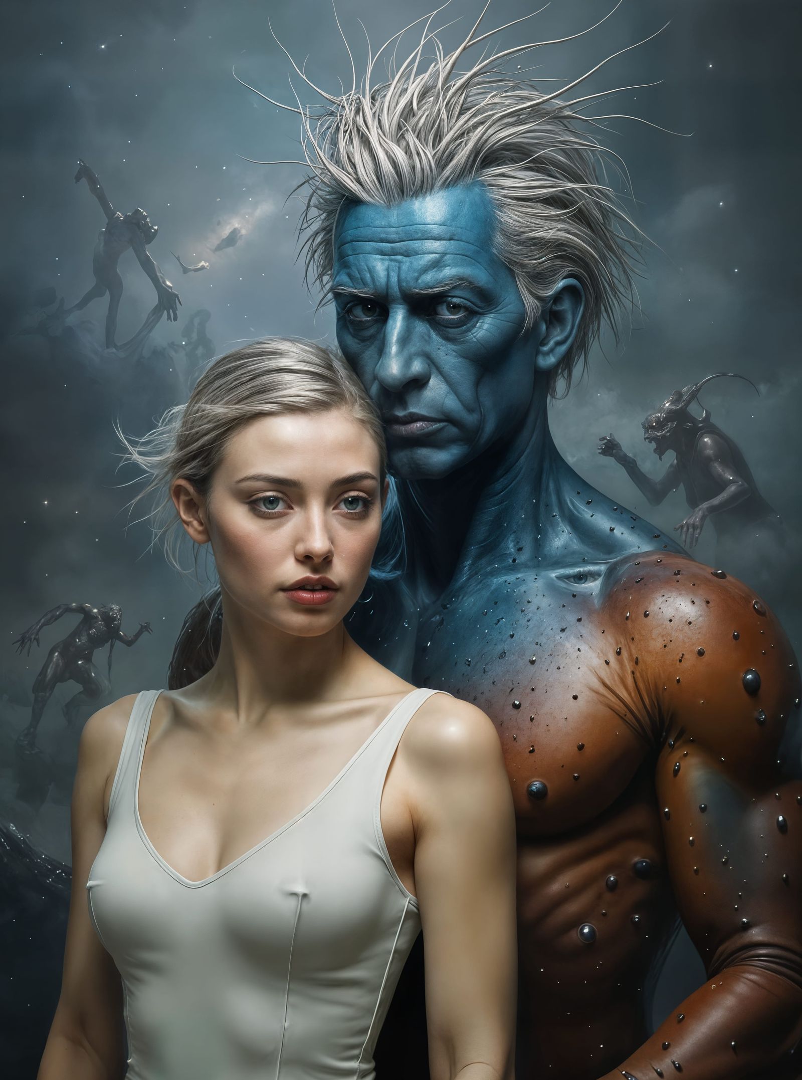 a minor 'god' with a human daughter - (what else is new!)