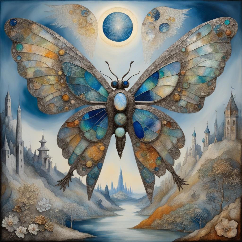 Wondrous Wings with Intricate Fantastical Details