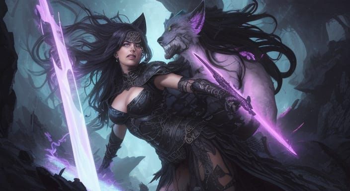 Vixen's Warriors Stand Ready in Dark, Mystical Realm