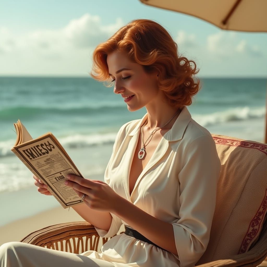 usando um óculos estilo gatinho moda dos anos 1950 Uma linda mulher de aparência nobre, usa colar com pingente escrito "...