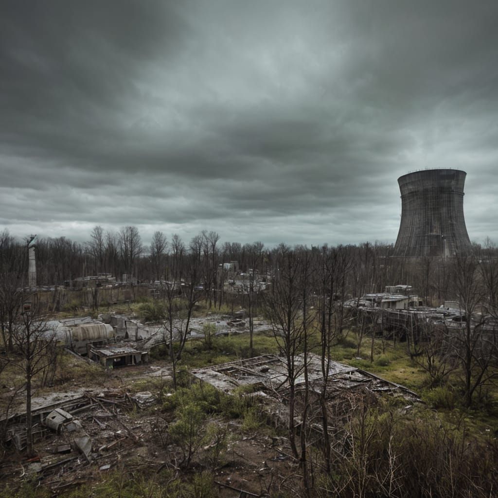 Chernobyl Nuclear Plant Decayed Remains