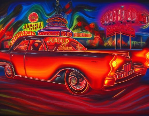 Demonic Rollercoaster Ride in Volumetric Lighting