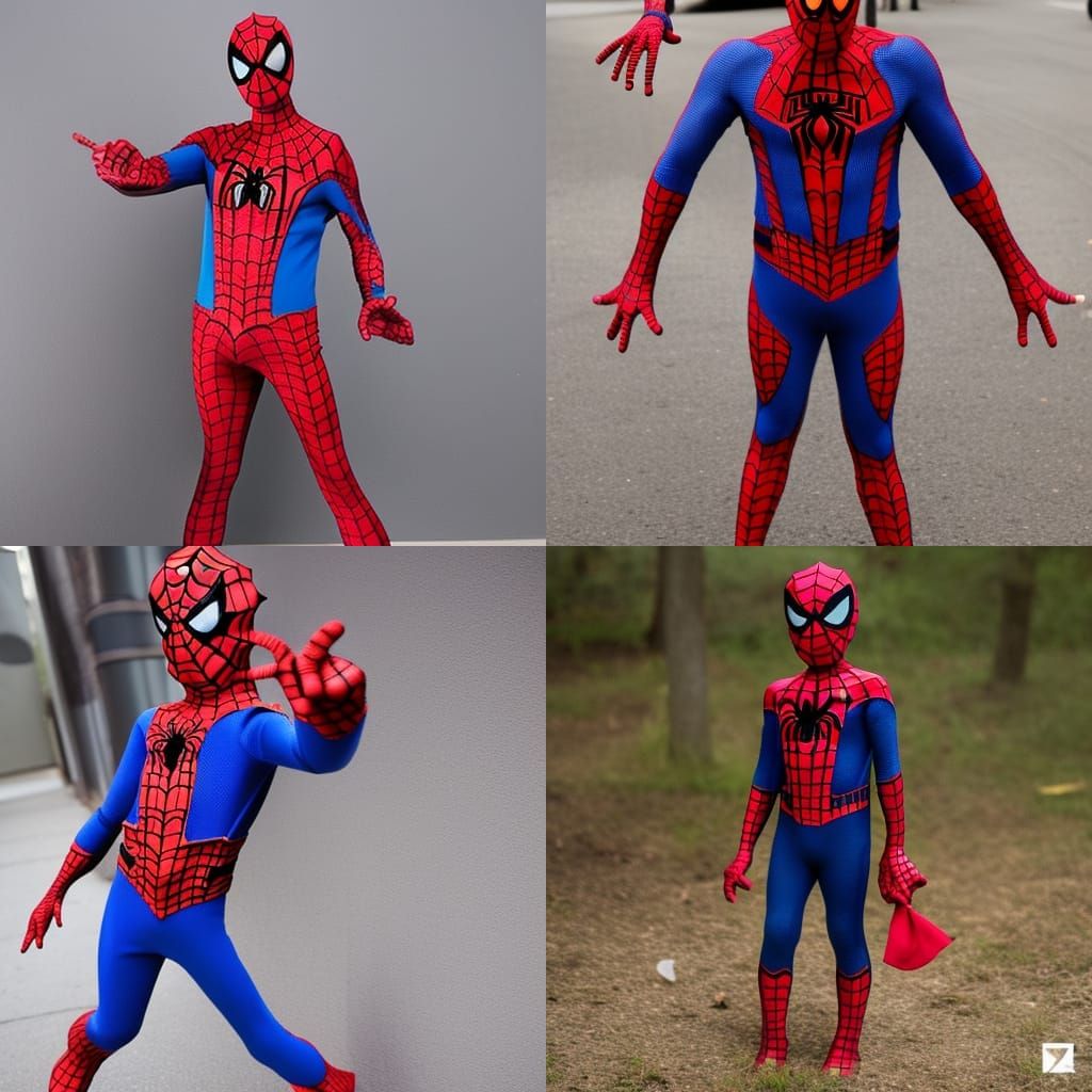 Spider-Man in a Crazy Suit