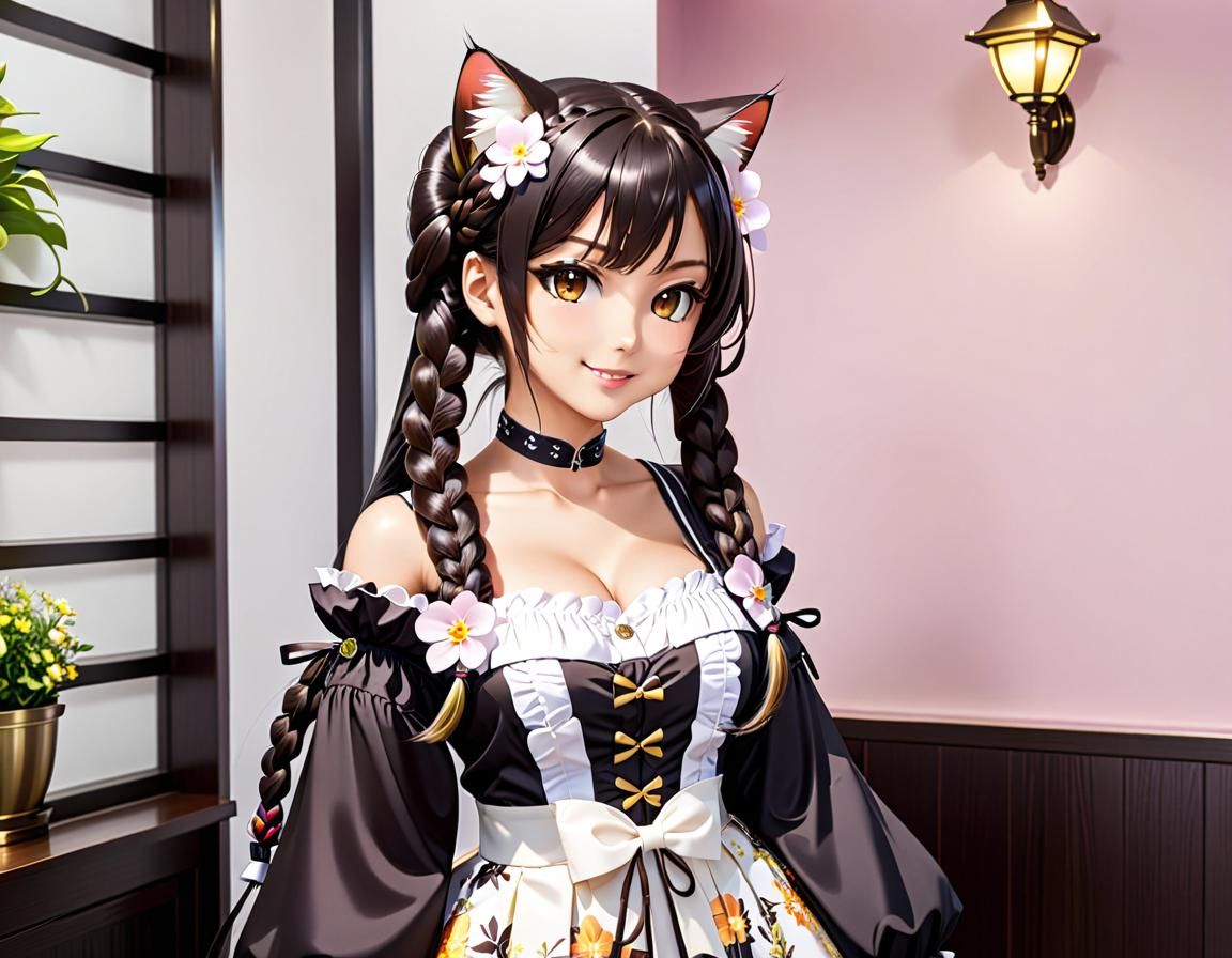 Cute Nekomimi in Harajuku Style