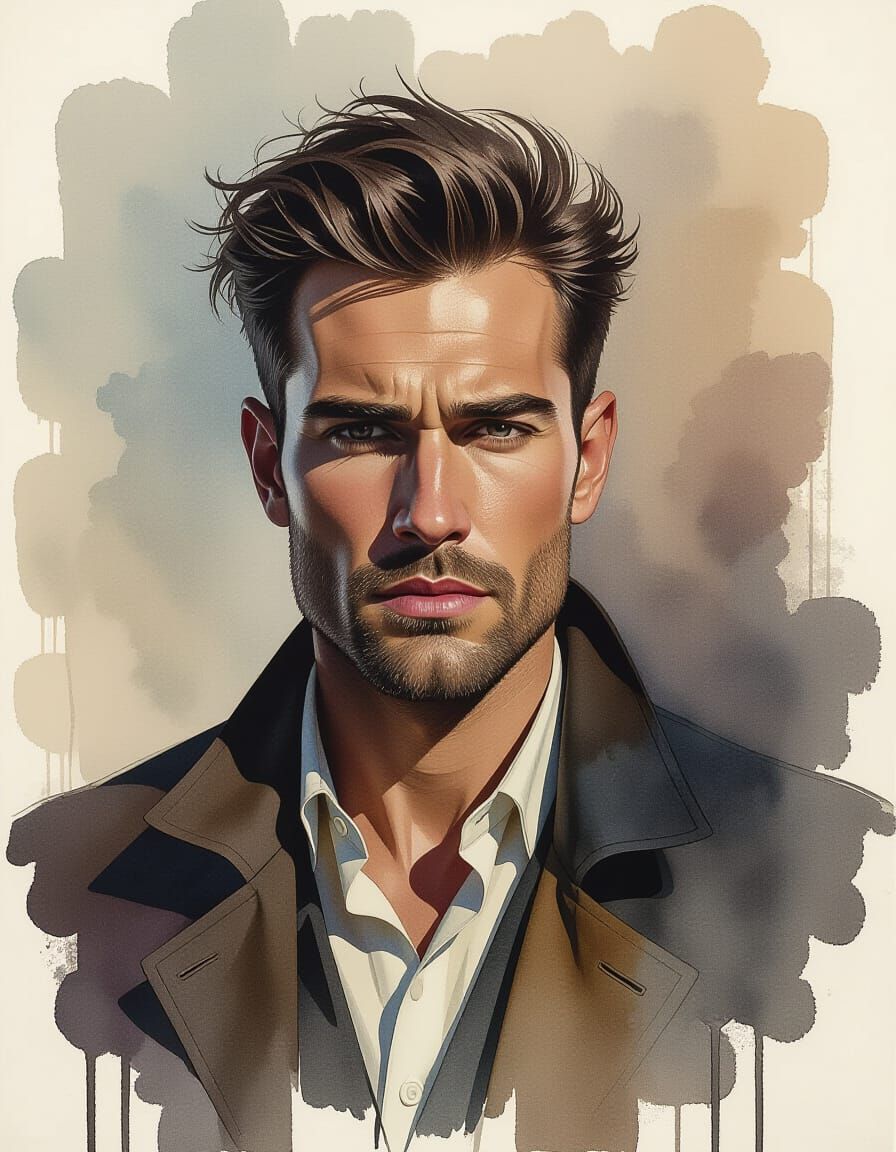 Irish Maid in Pub: Hyperrealistic Illustration