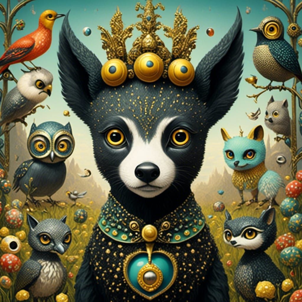 Storybook Illustration: Cute Toys with 'Gibi' Eyes