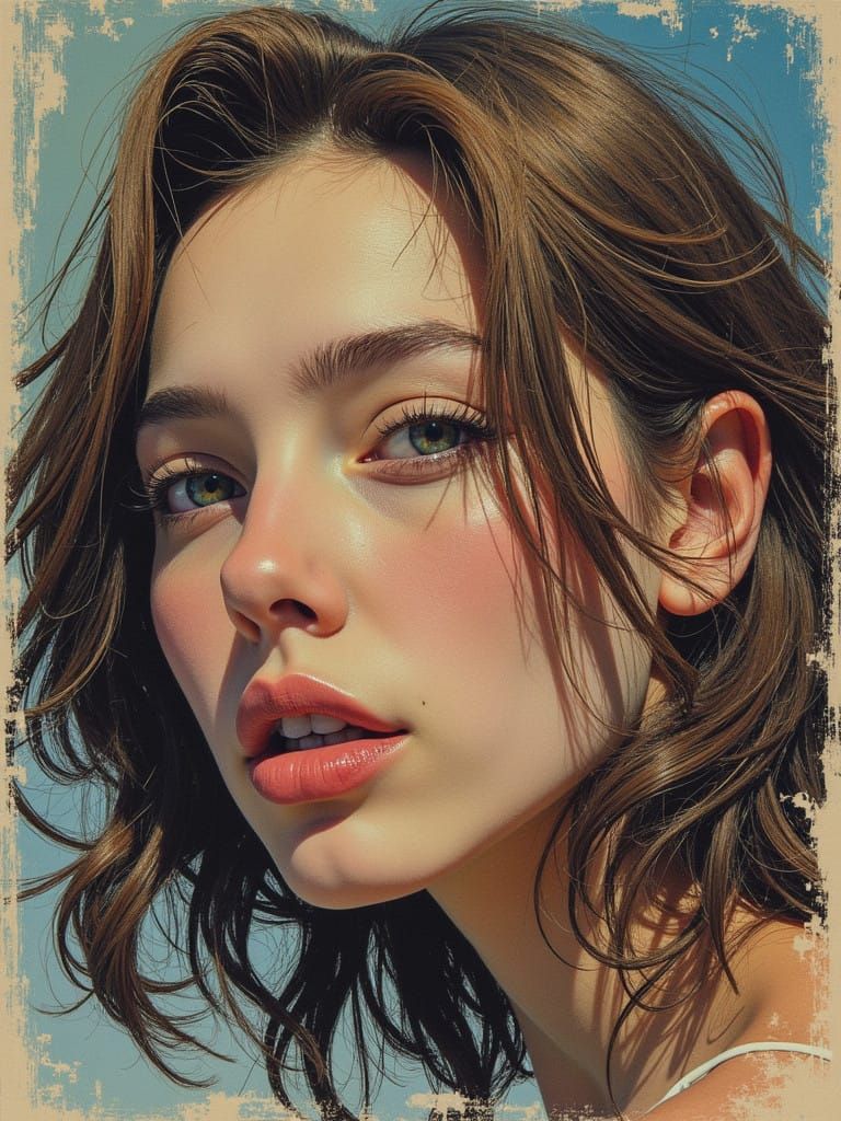 Vibrant Futuristic Cityscape in Realistic Digital Art