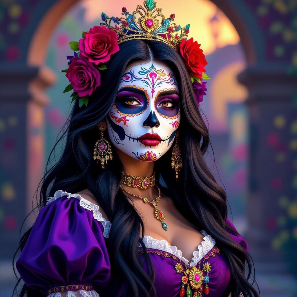 Catrina in Mexico for Day of the Dead