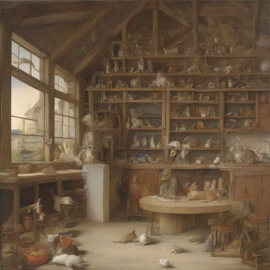 Giant Rabbit House: Renaissance Meets Constructivism