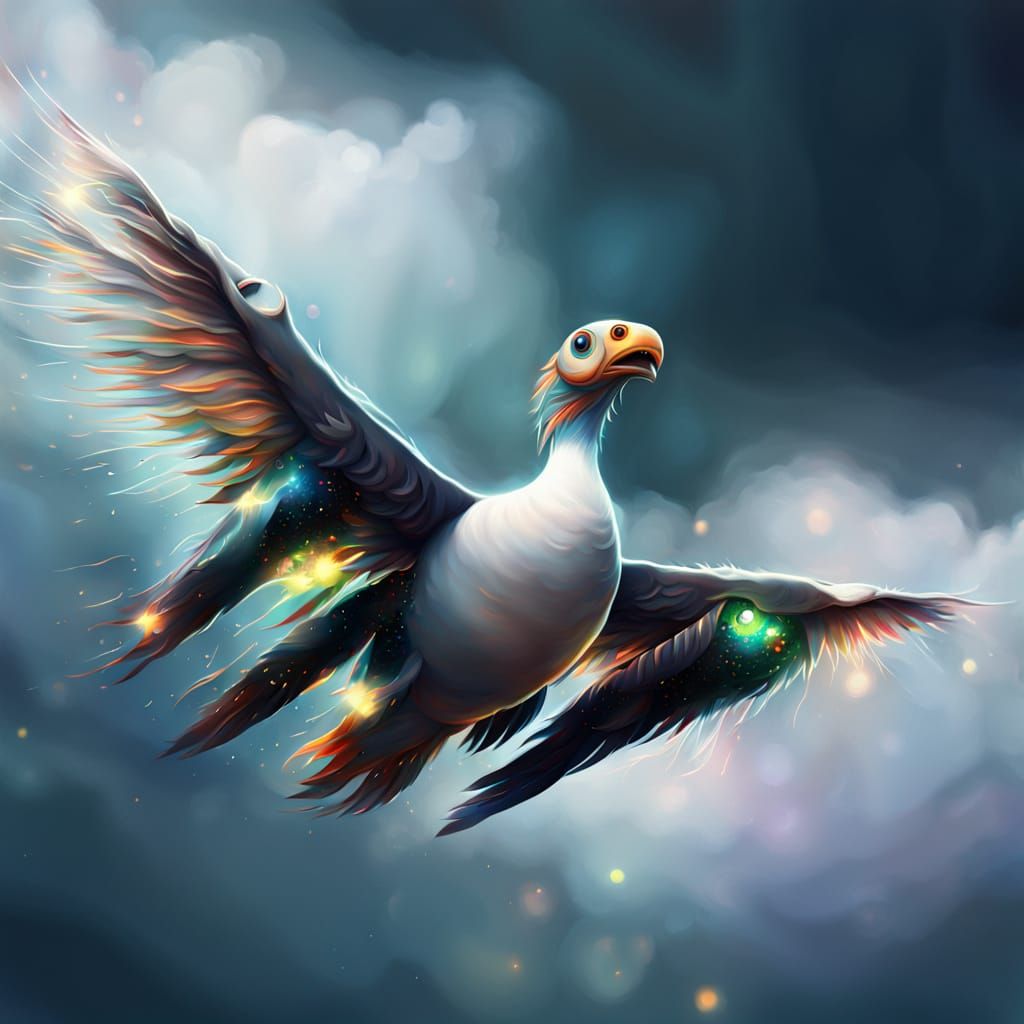 Vibrant Cartoon Masterpiece of Bombombini Gusini