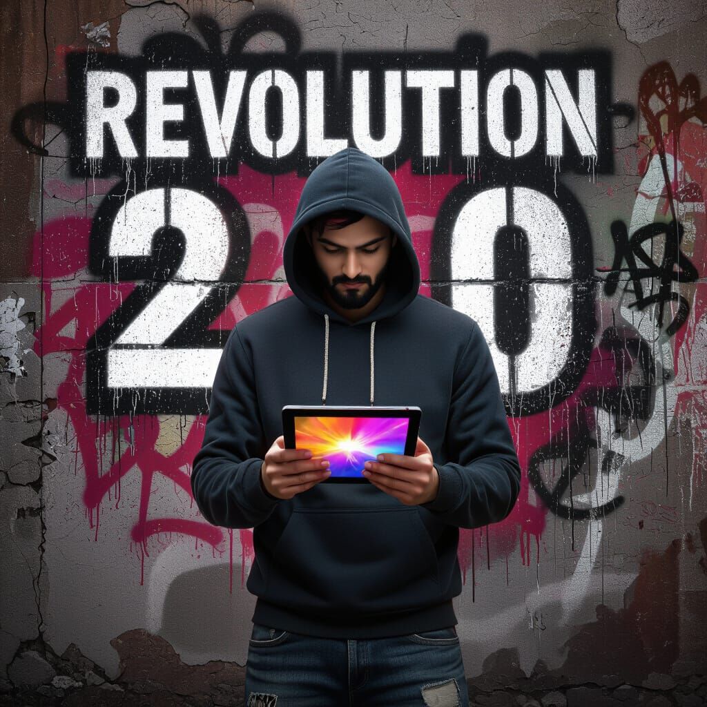 Bhagat Singh as Tech Founder in Cyberpunk Revolution