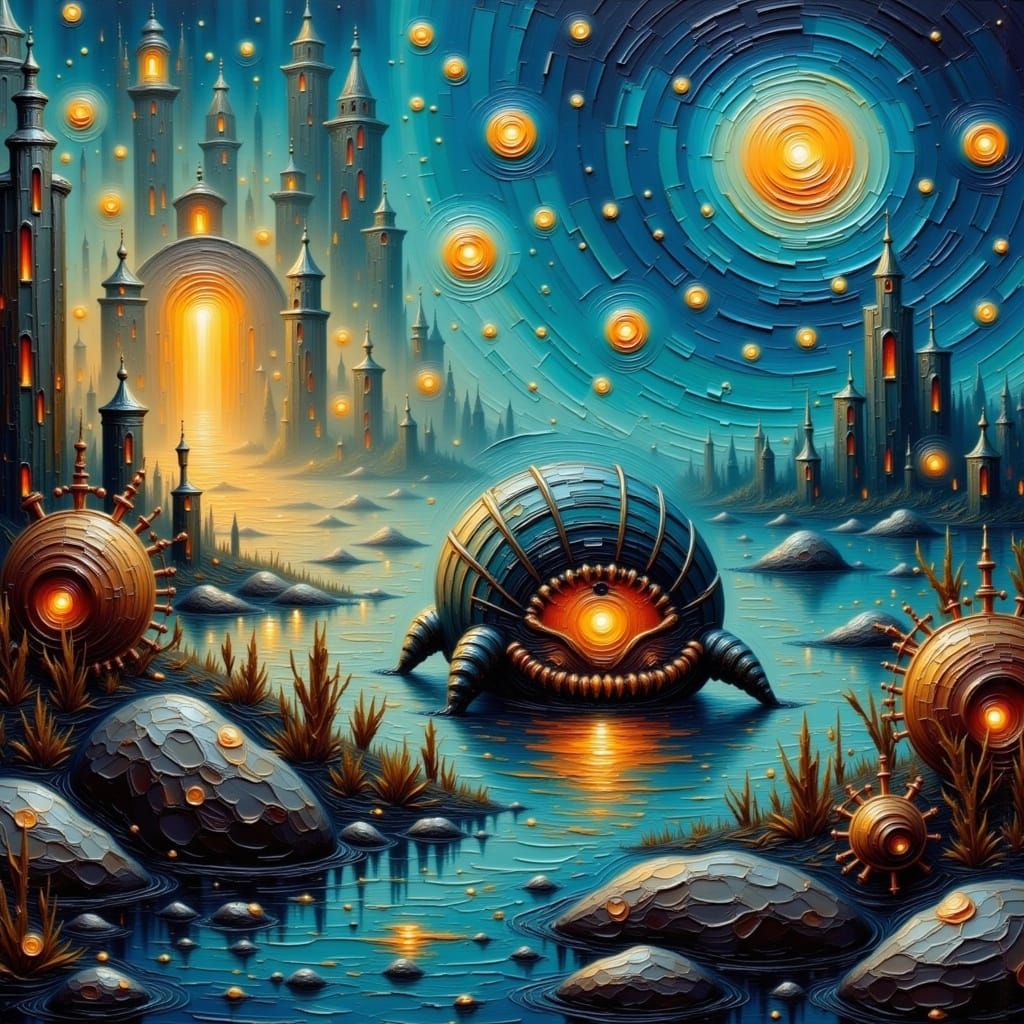 Tardigrade Explores Microscopic World with Glowing Cells