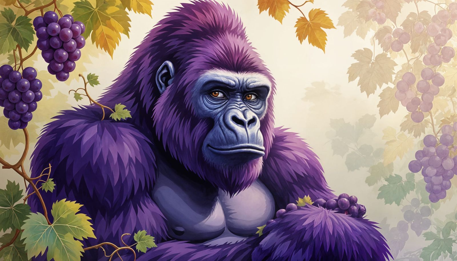 Animals Made of Something Else - Purple Grape Gorilla