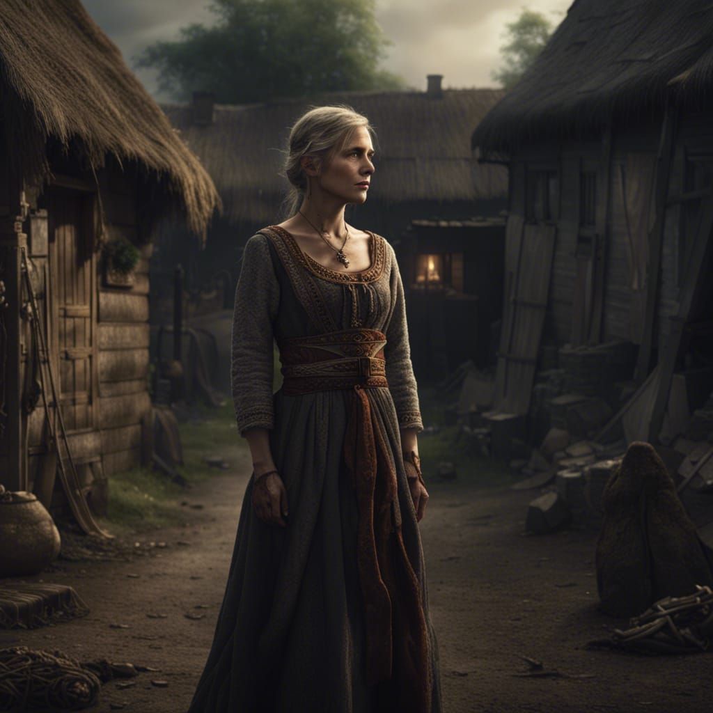 Apocalyptic Village: Dramatic Digital Matte Painting