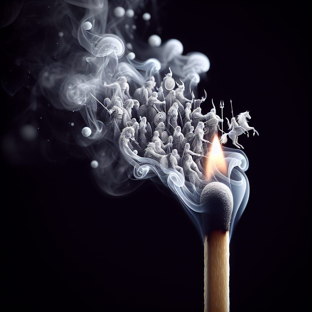 Viking Valhalla Gateway in Smoke: Octane Render