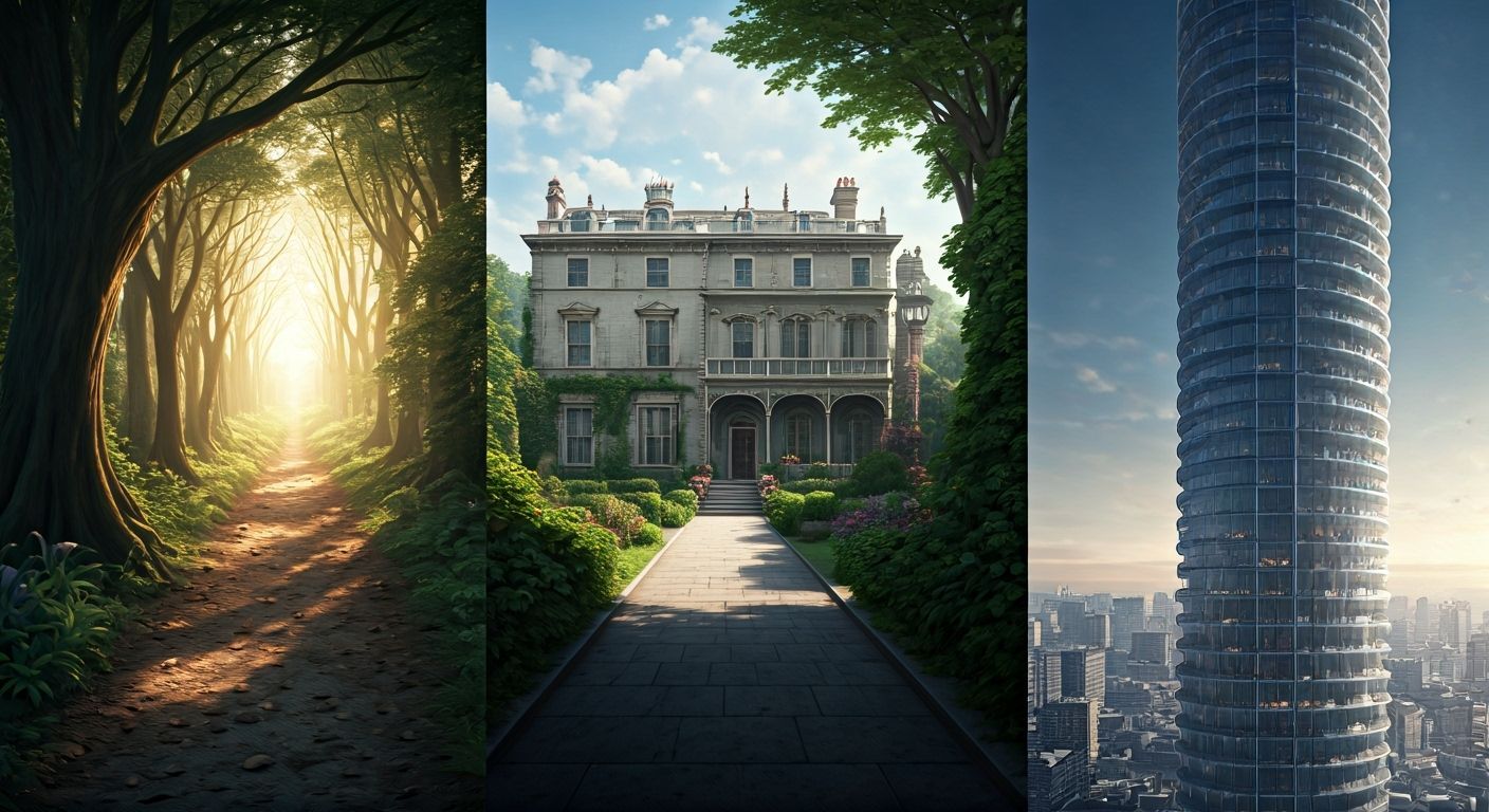 Land Evolution: Past, Present, and Future Triptych