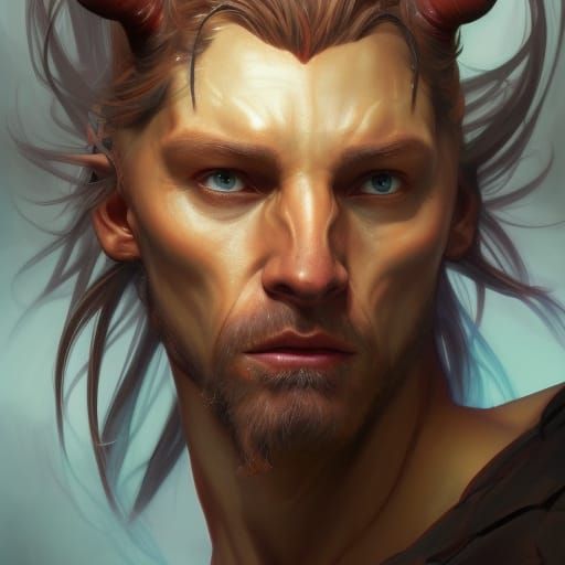 Eldritch Demonic Centaur Portrait in Unreal Engine 5