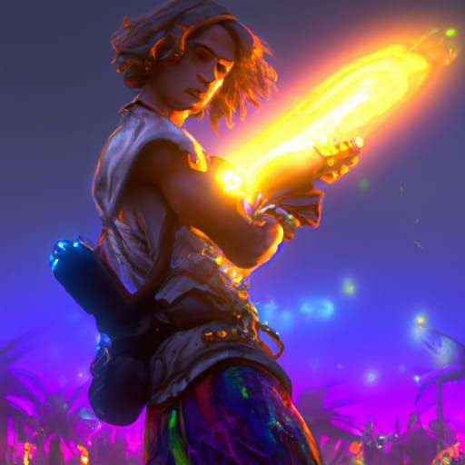 Man with Flamethrower