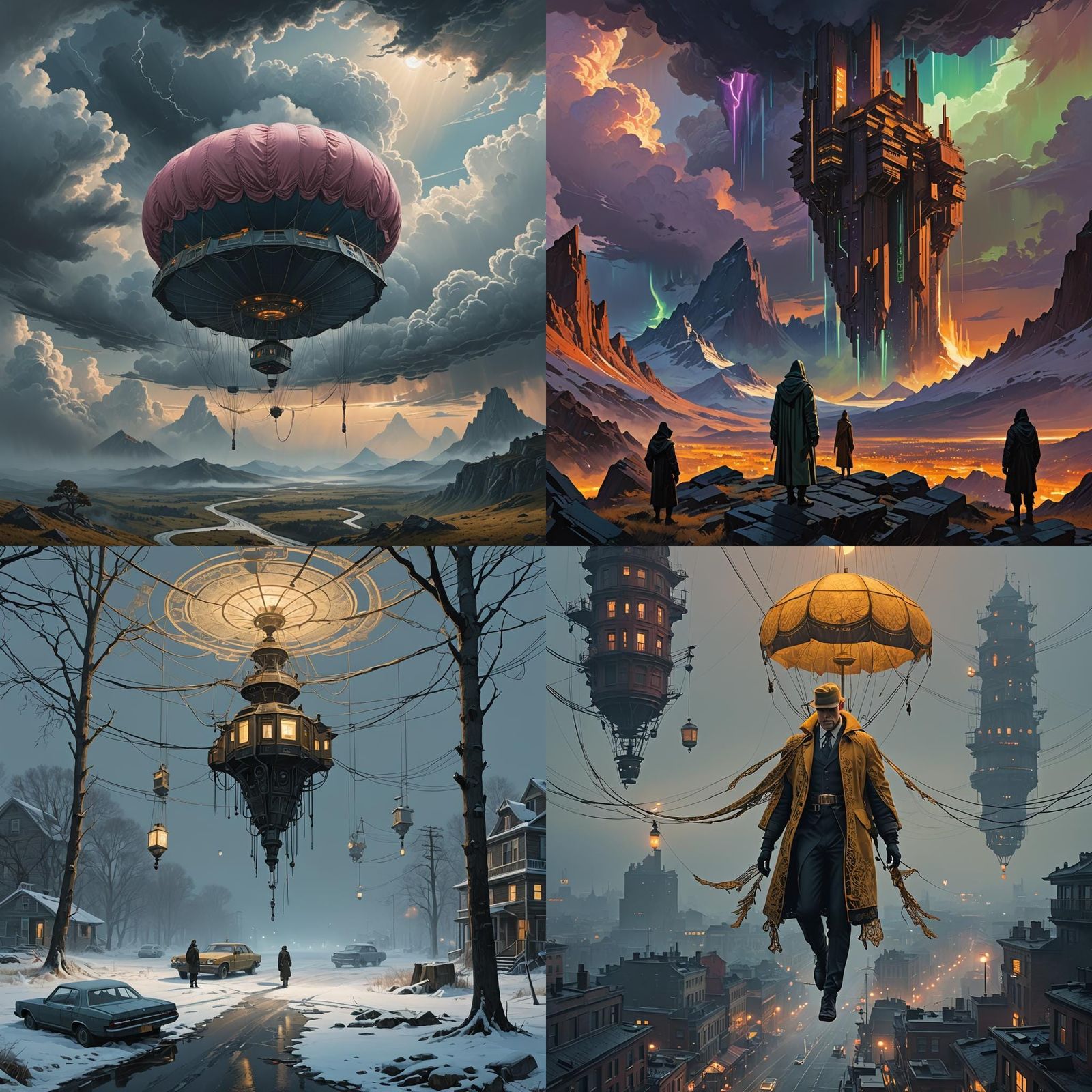 Floating Clothes: A Cinematic Digital Matte Painting