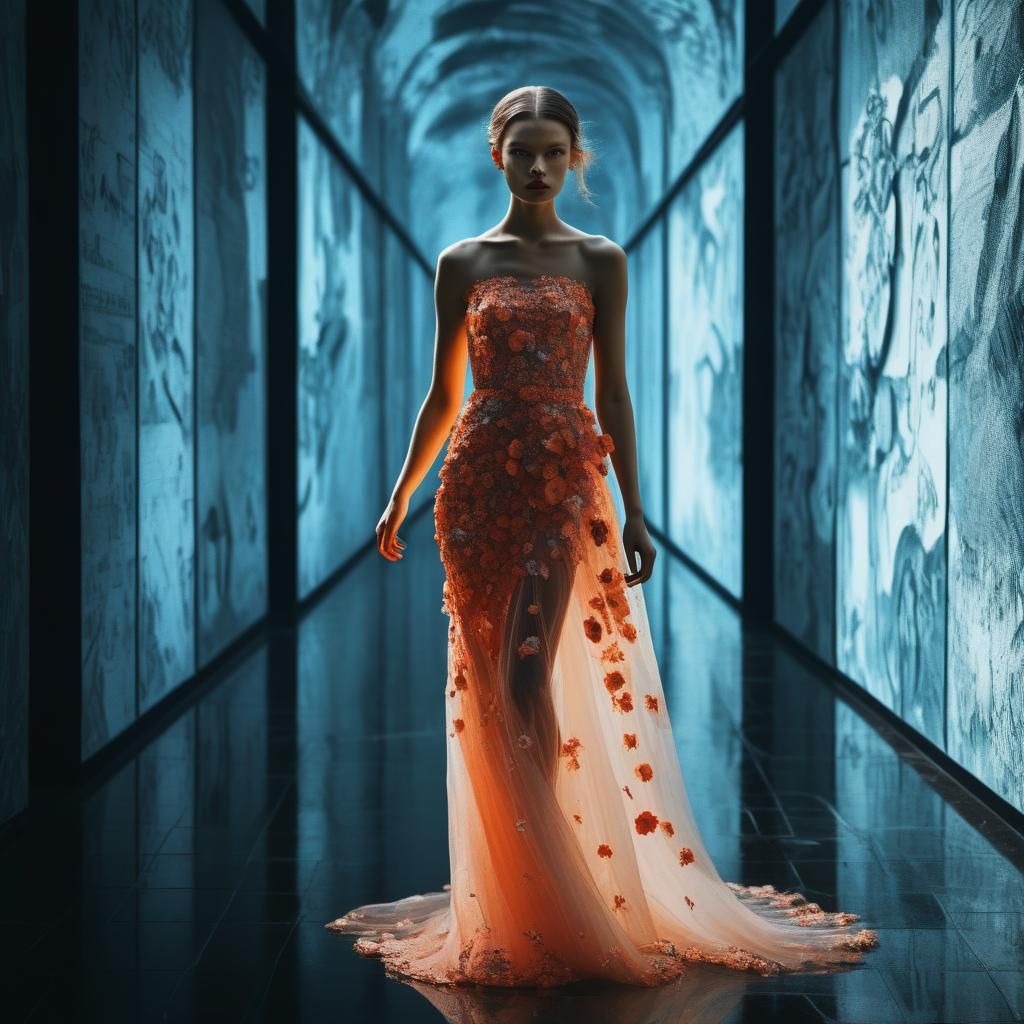 Abstract Portrait in a Surrealist Style