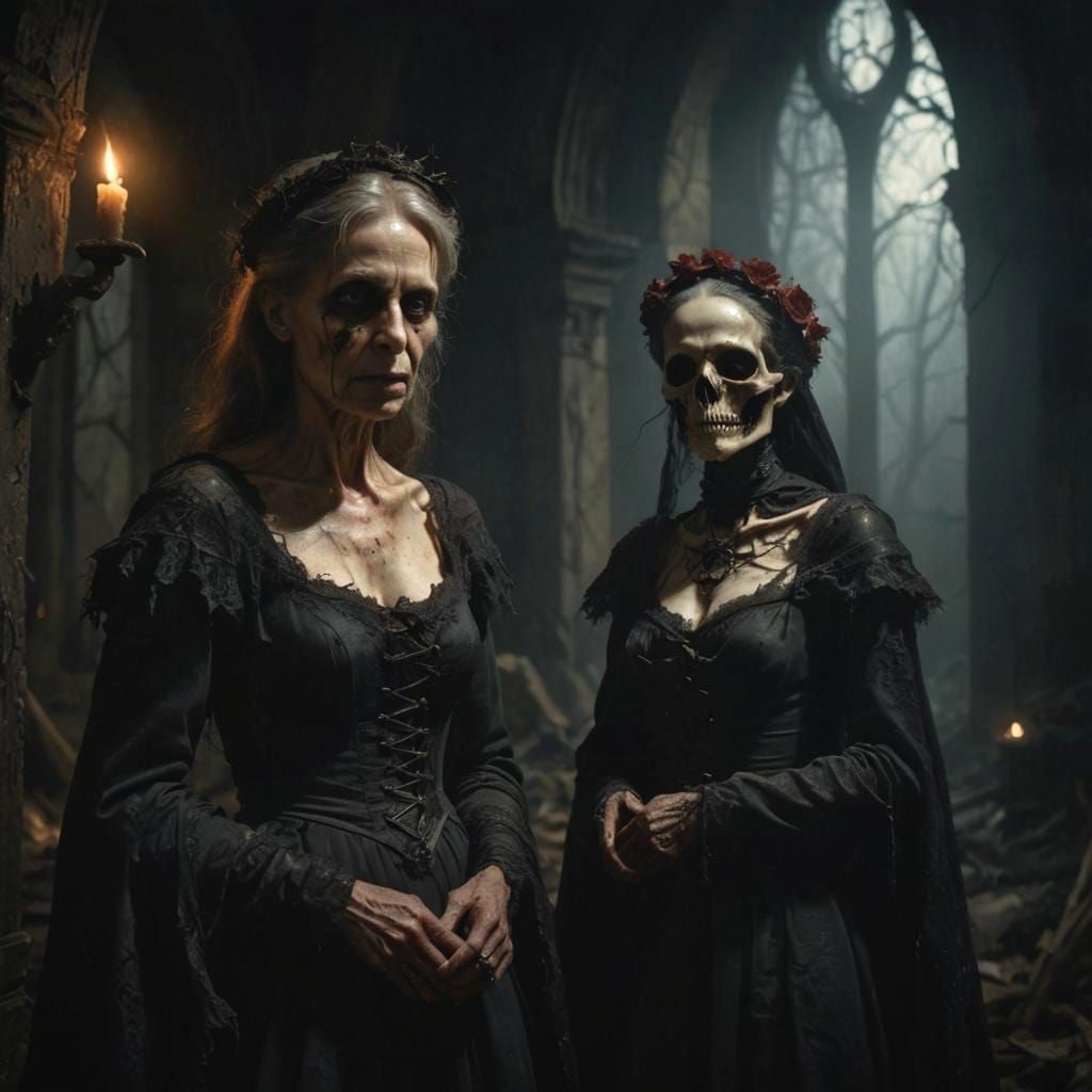 Ugly Woman Confronts Death