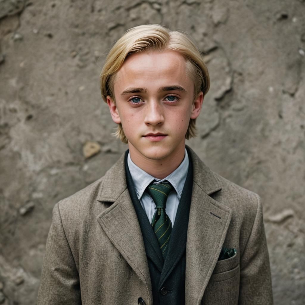 14 year old Draco Malfoy (Tom Felton)
