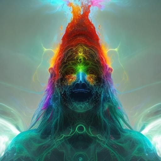 Nebula Being Concept Art in Photorealistic Style