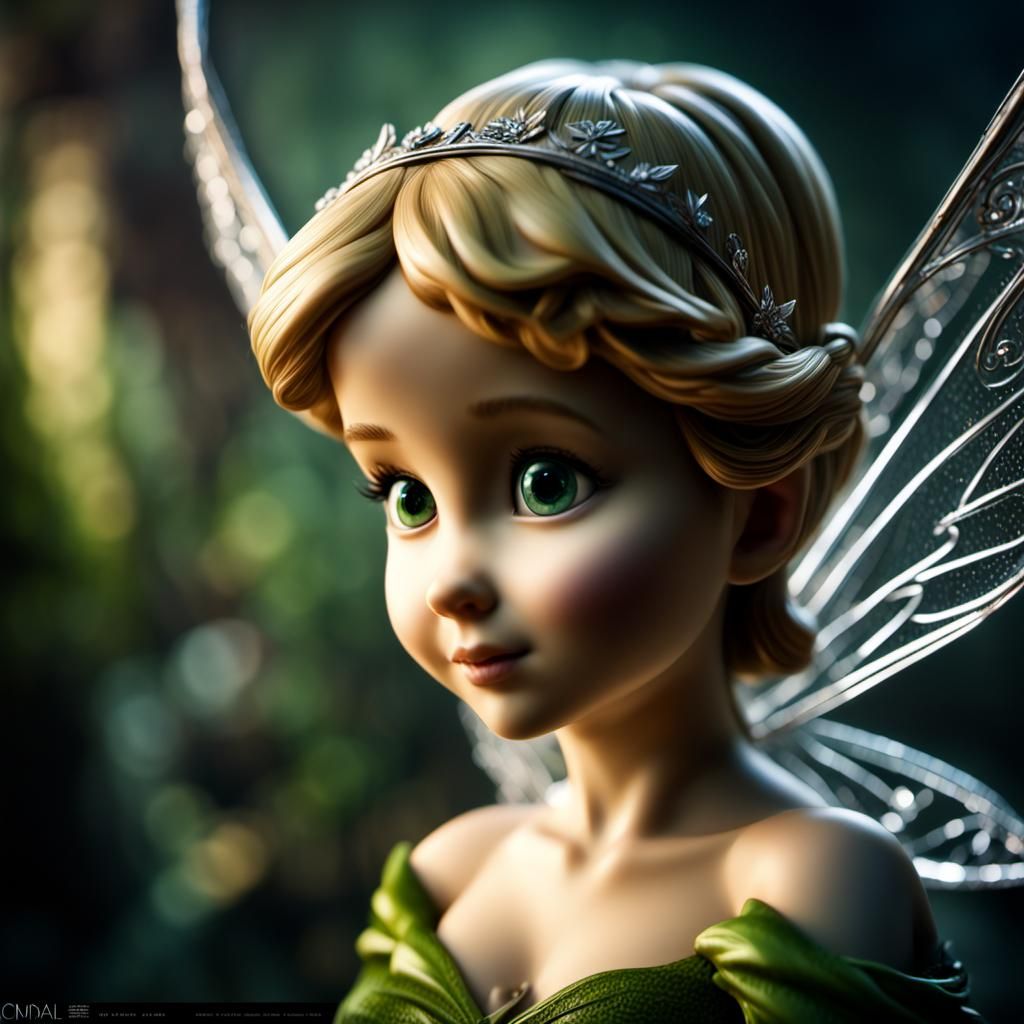 Hyperrealistic Tinkerbell in Cinematic Composition