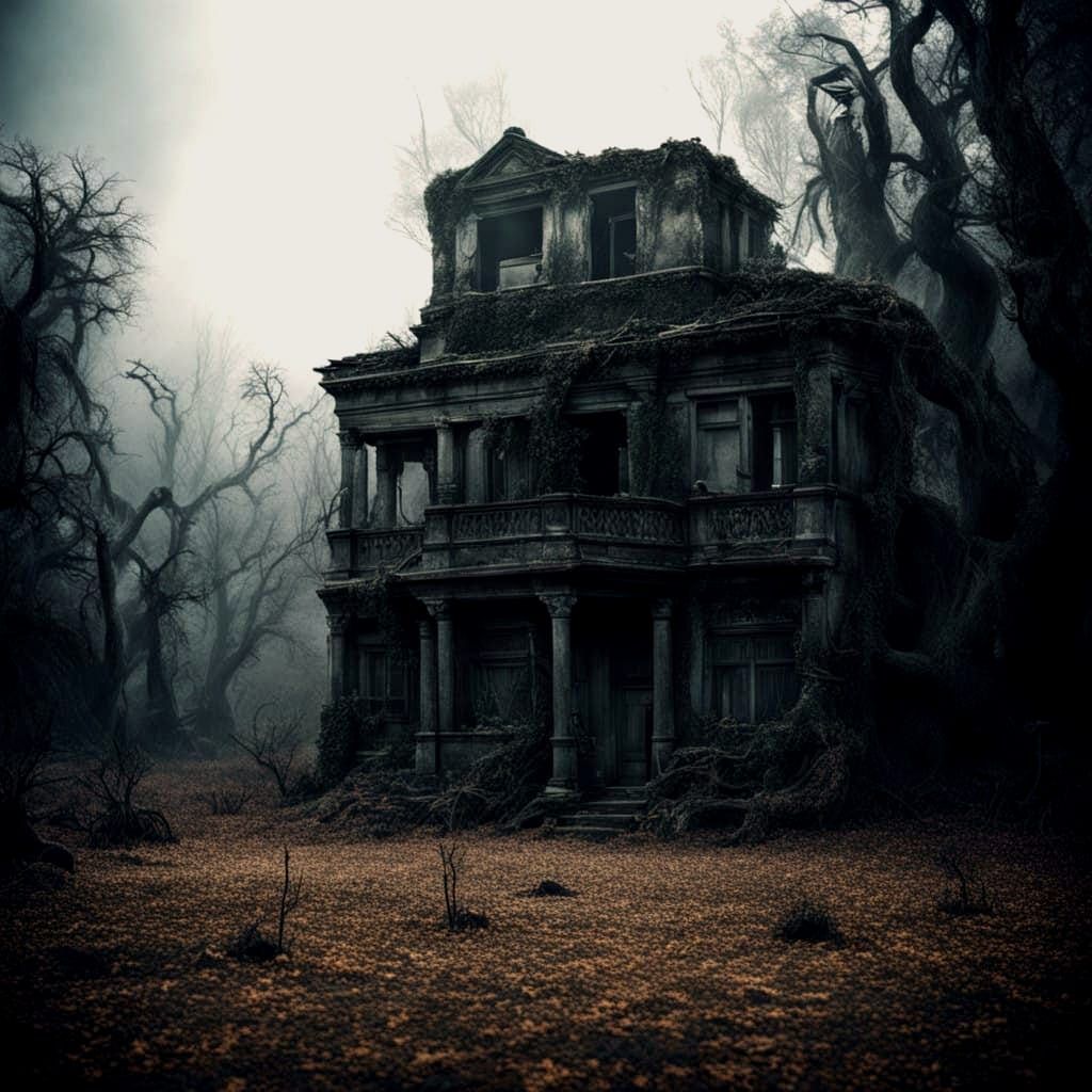 An unknown House deep in the Forest of "Tartaros" (Dark City)