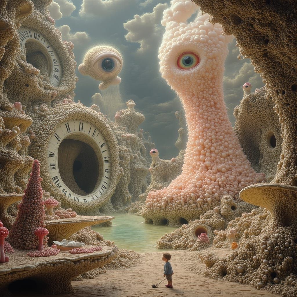 Weird, strange, odd landscape