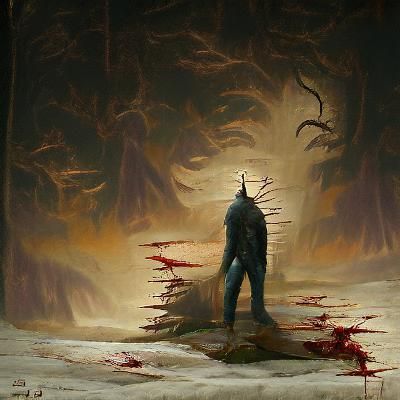 Sinister Last Man Standing: Greg Rutkowski Style