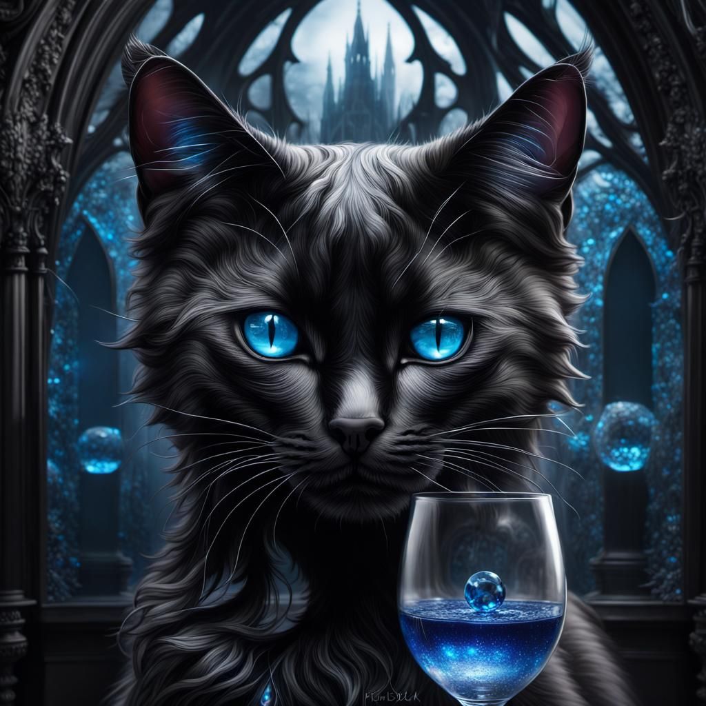 Magical Gothic Cat