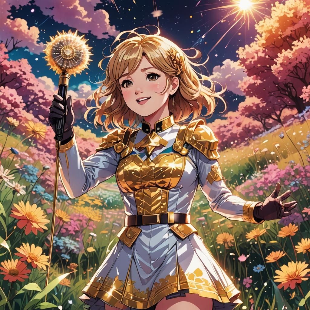 Kelly Clarkson as Magical Girl in Manga Style