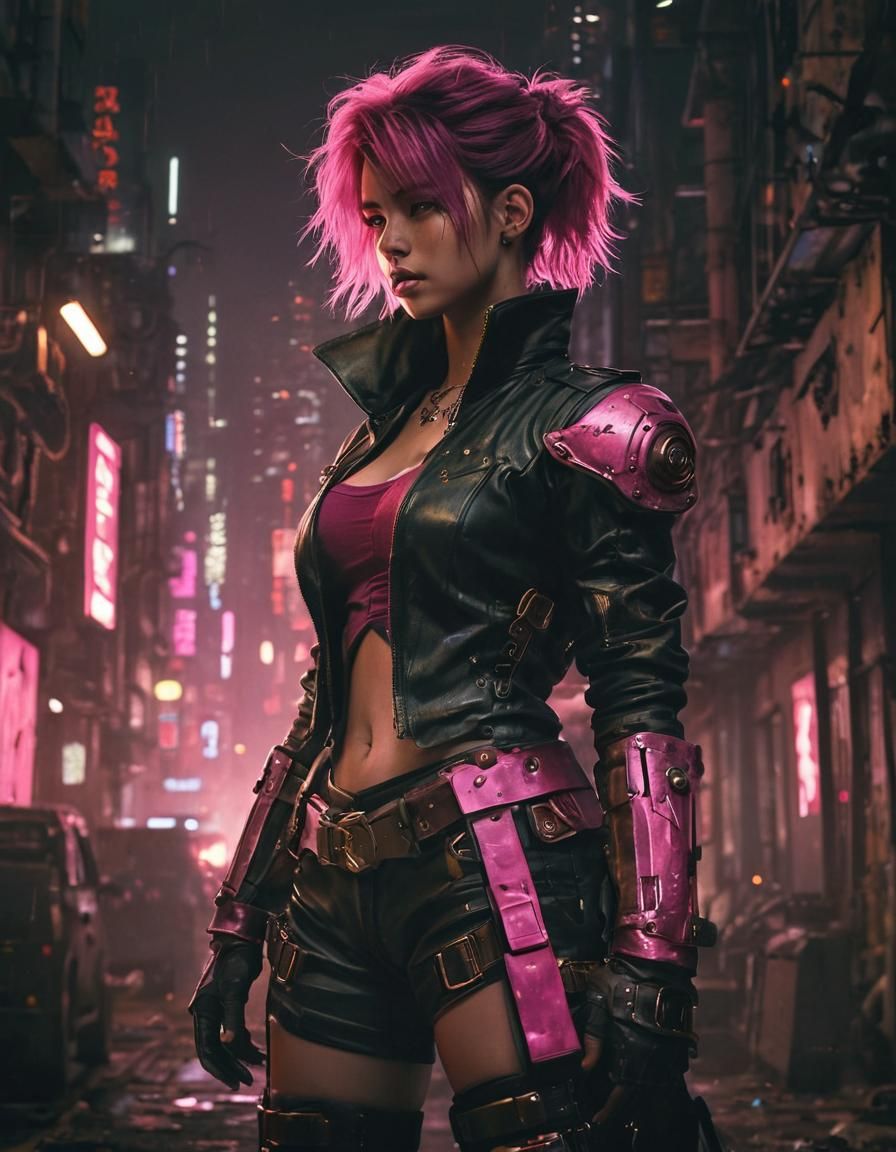 Cyberpunk Manga Deunan Knute in Gritty Cityscape