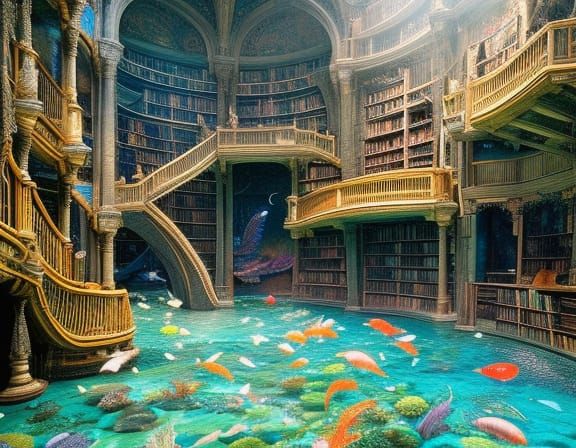 Underwater library