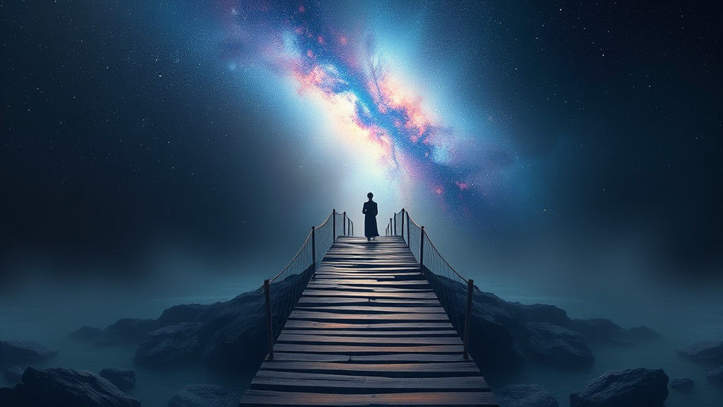 Abstract Bridge Between Consciousness and Eternity