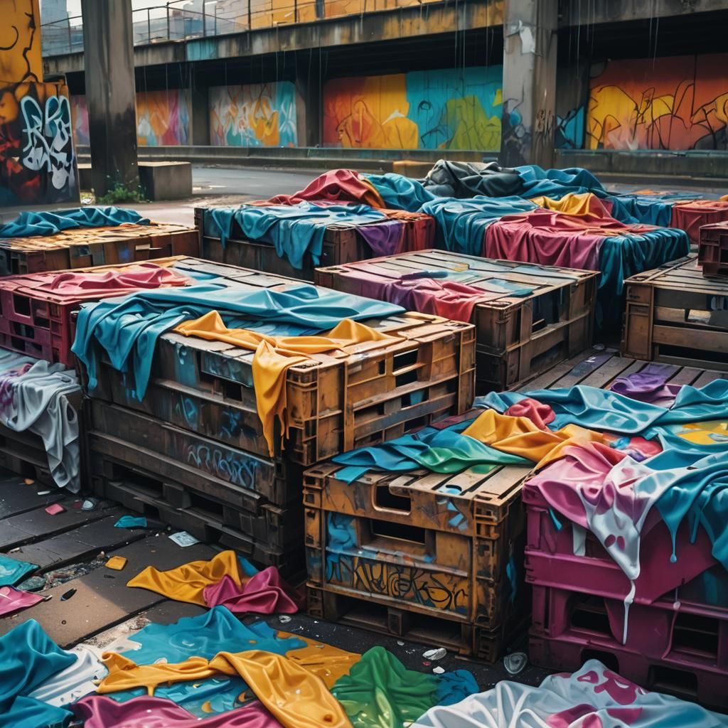 Urban Surrealism: Satin Sheets and Graffiti Art