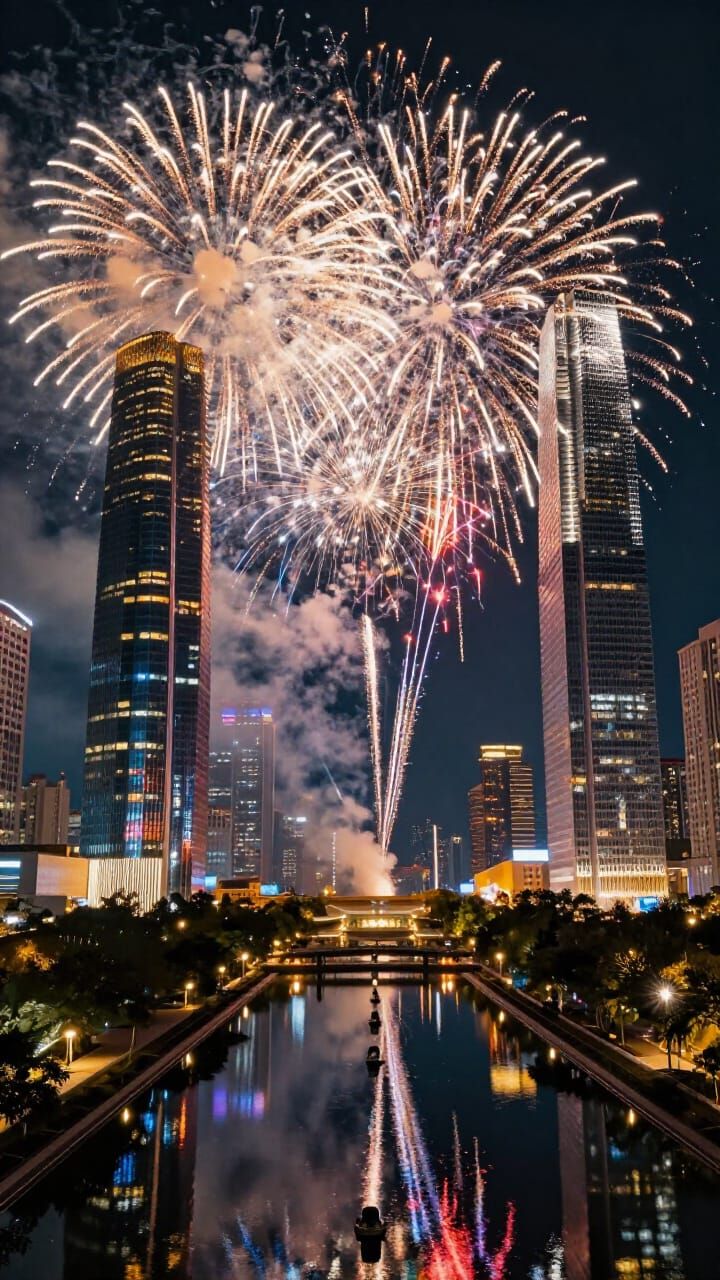 Fireworks and Reflections for New Years!