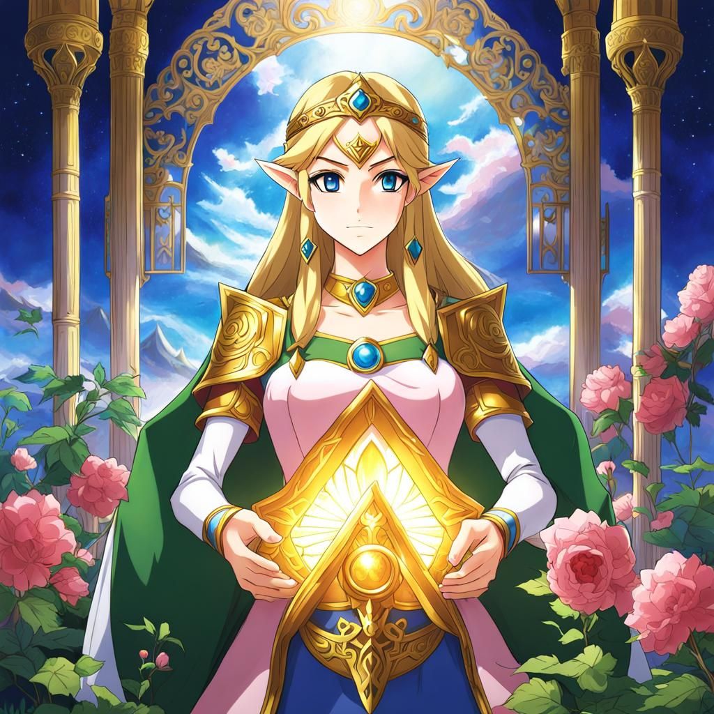 Anime Style Princess Zelda Artwork
