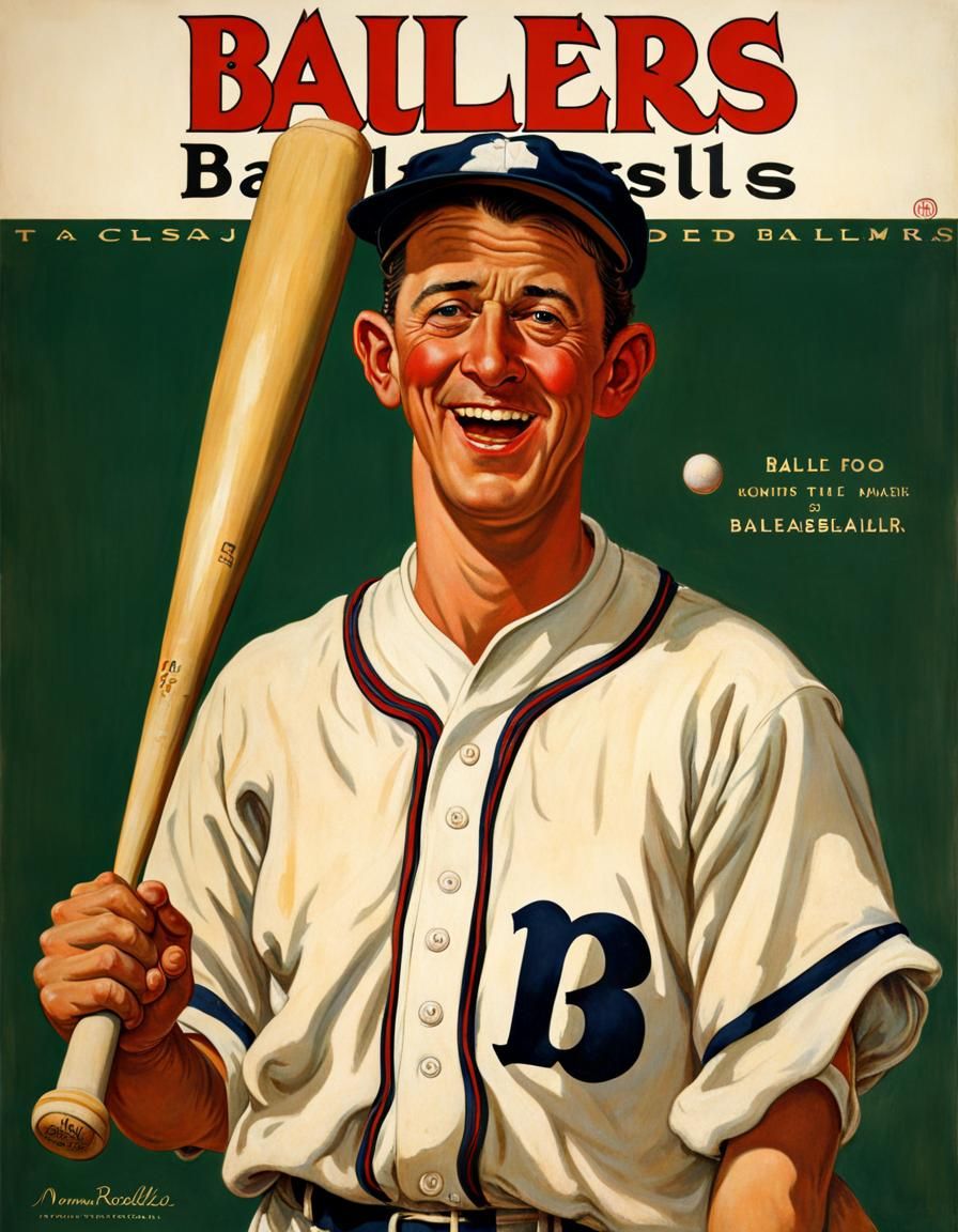 A cover of Ballers by Norman Rockwell.