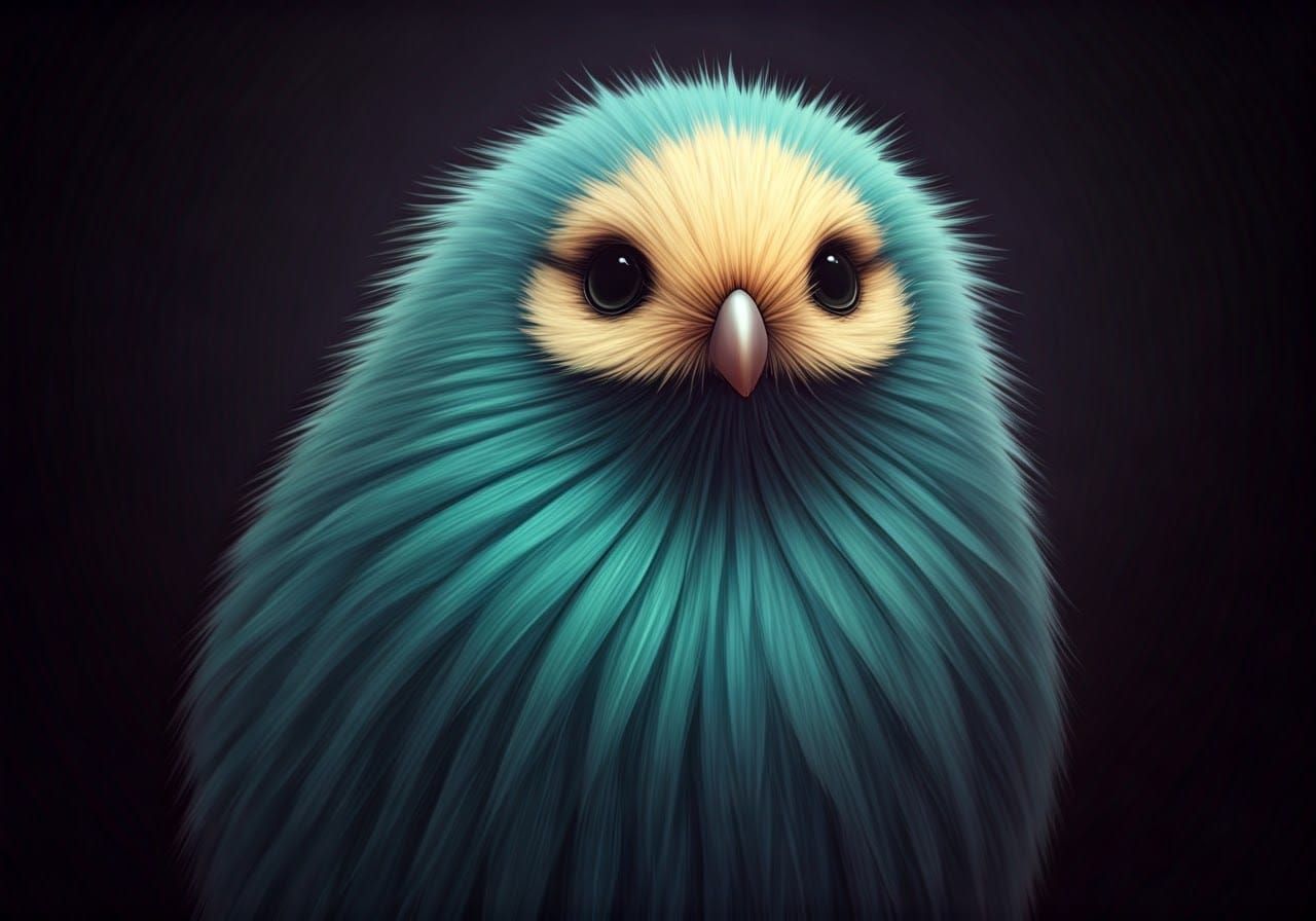 Glamorous Fluffty Flora in Couture Frock