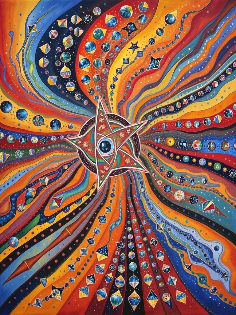 Chagall-esque Maelstrom of Stars and Nebulae