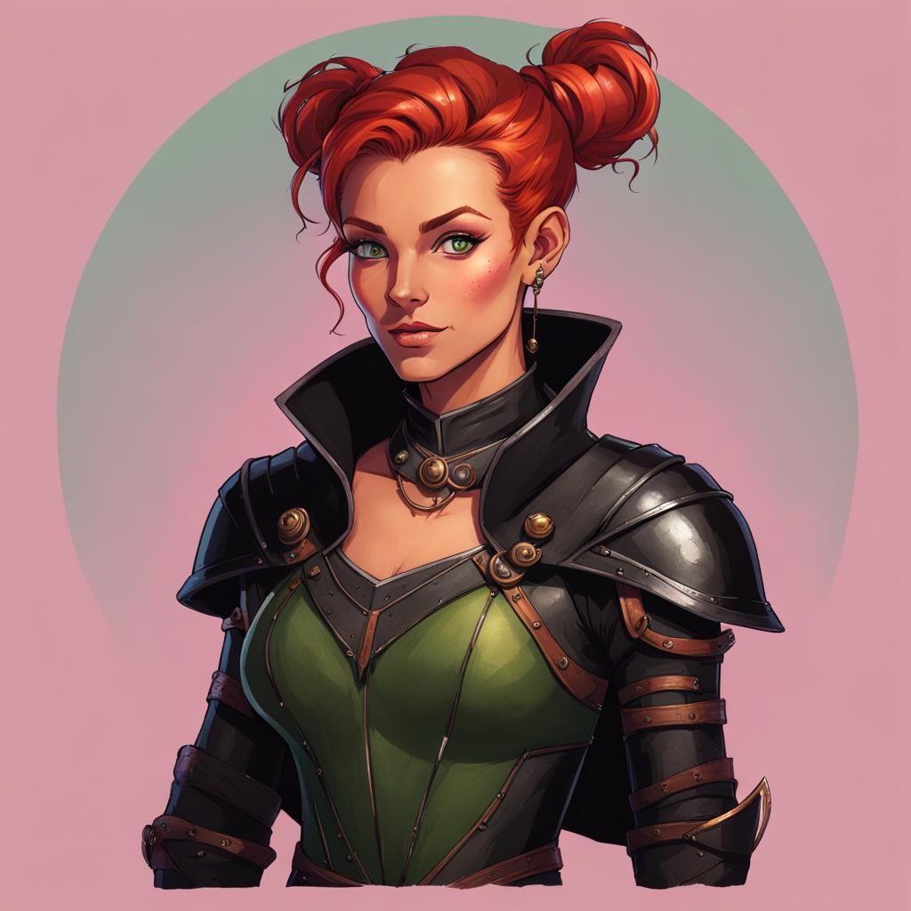 Halfling Rogue with Frying Pan, Detailed Fantasy Art