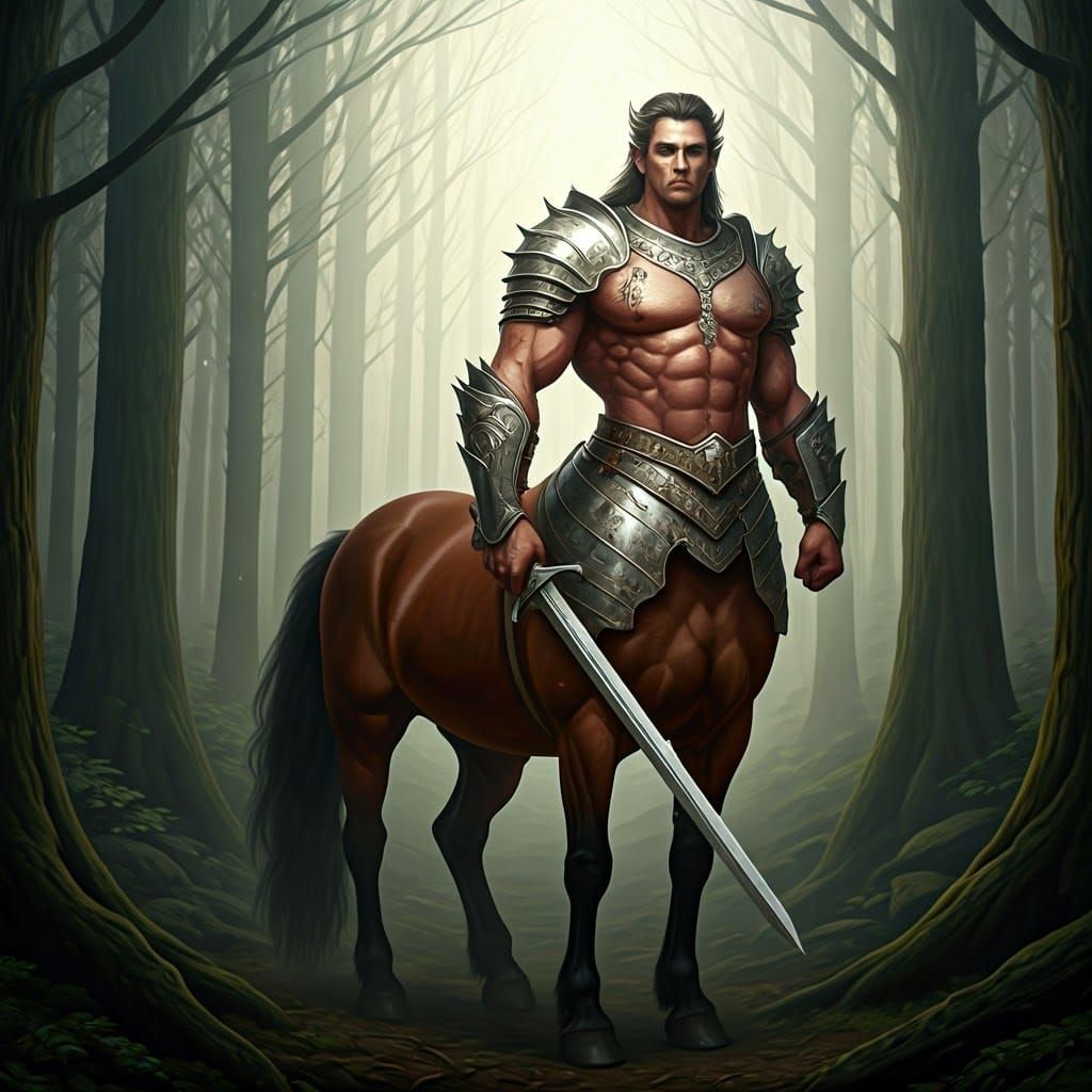 centaur ready to fight
