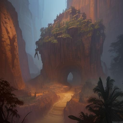 Indiana Jones Detailed Matte Painting