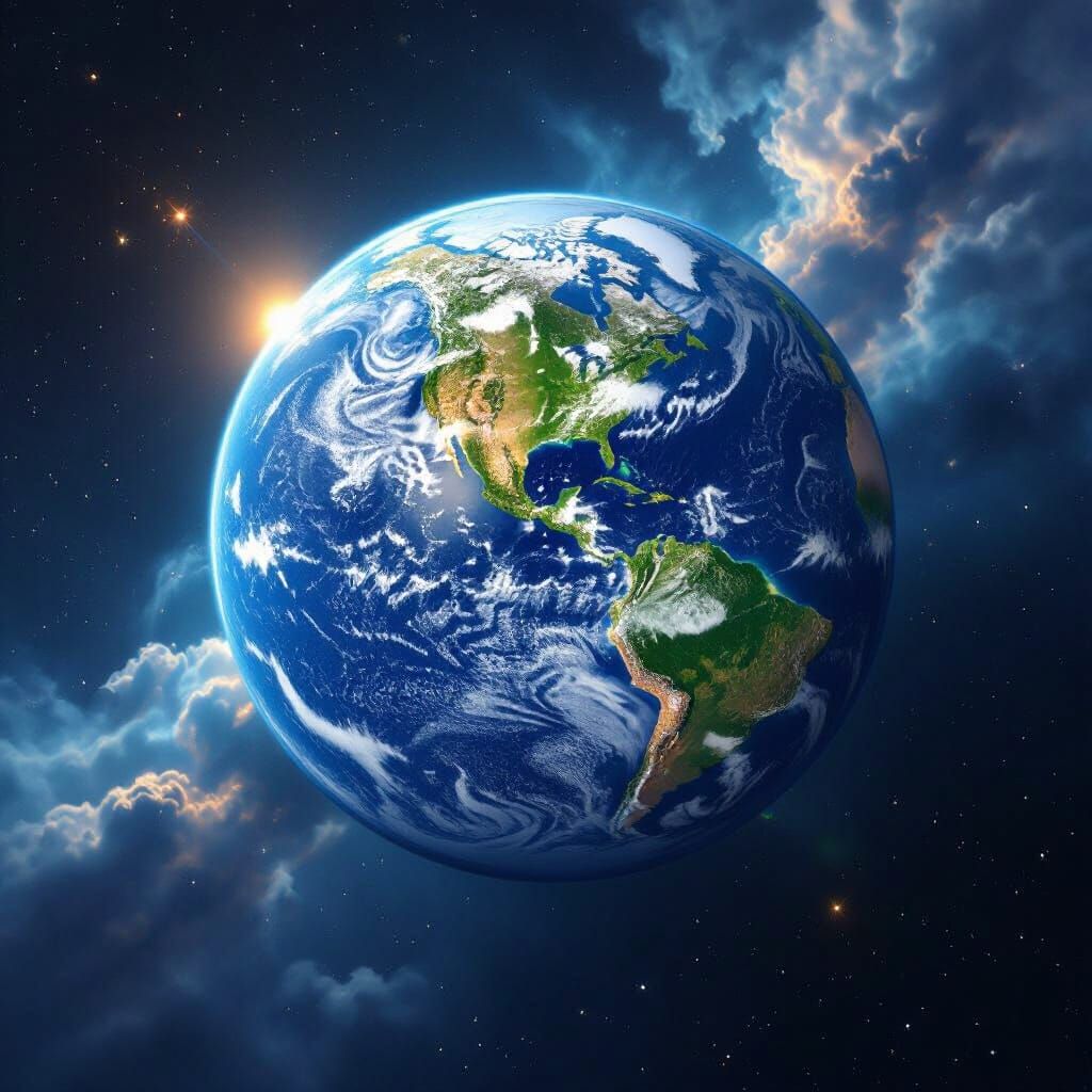 Planet Earth From Space: A Celestial Vista