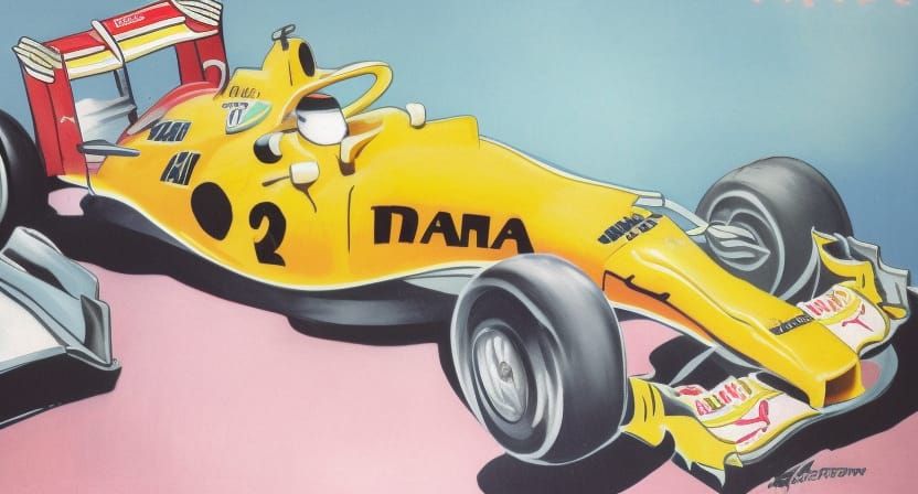 Formula 1 Car Digital Art